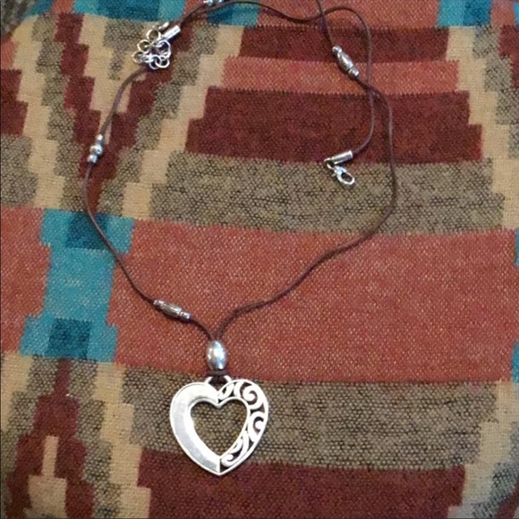 Brighton silver heart necklace pendant - Picture 4 of 5